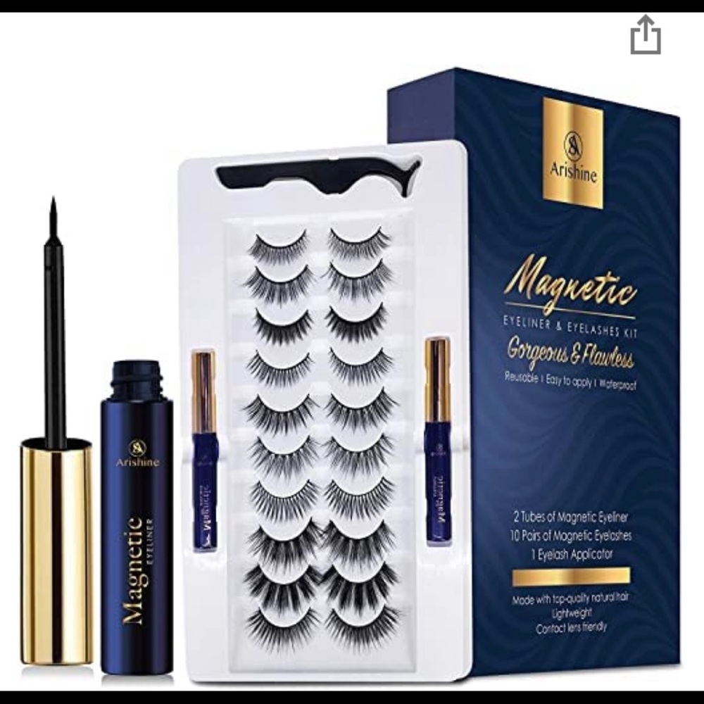 Magnetic Eyeliner and Lashes Magnetic Eyelashes